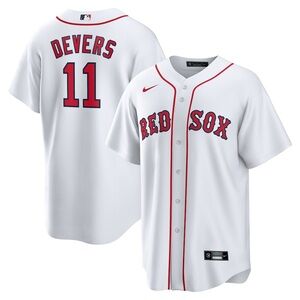 Nike Boston Red Sox Rafael Devers White Home Baseball Jersey Youth Medium 10/12